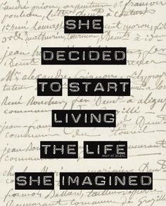 The Life She Imagined.