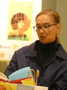 Jacqueline Crooks reads from Fire Rush at Sutton Literary Festival